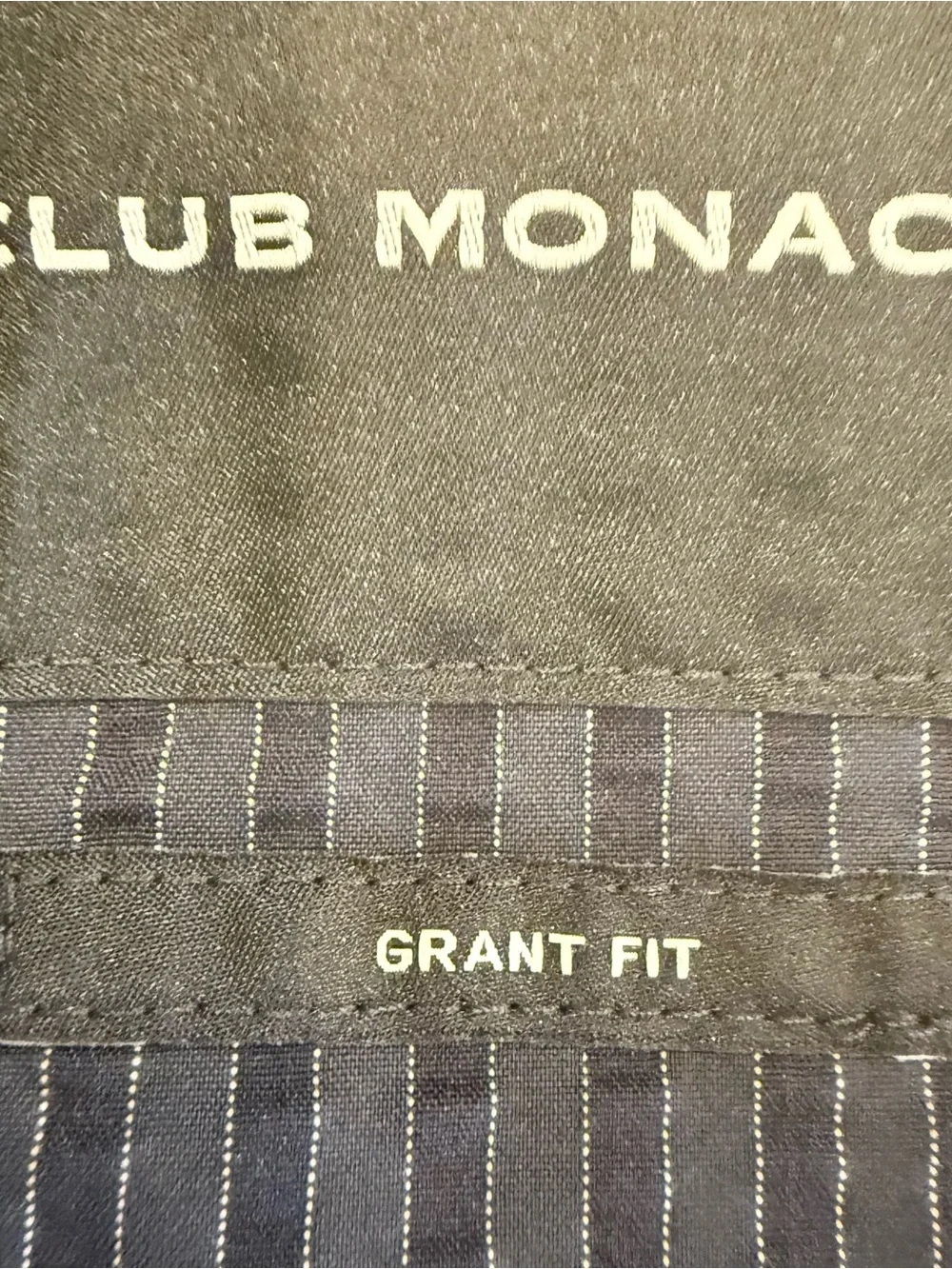 Club Monaco Men's Grant Navy Pinstripe Seersucker Blazer Sz 42 Ret $329 NWT